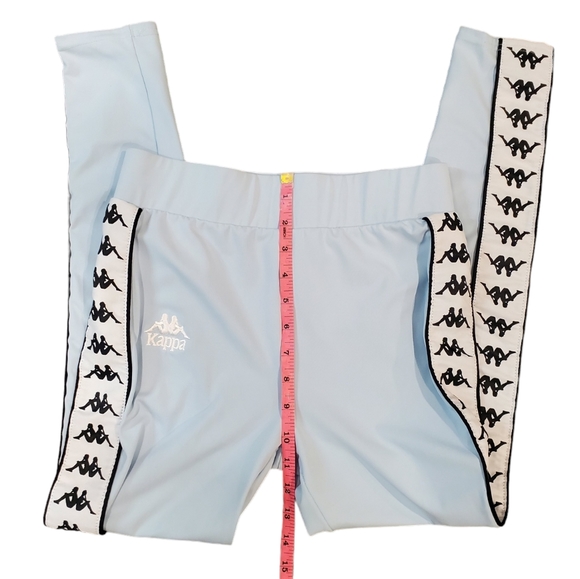 KAPPA Womens Leggings 222 Banda Anen Blue White Size Medium - Picture 9 of 12